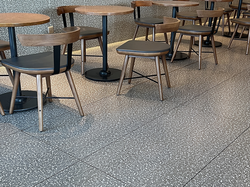 WiFi Ceramics New Project - Starbucks Coffee Shop - Terrazzo Tiles
