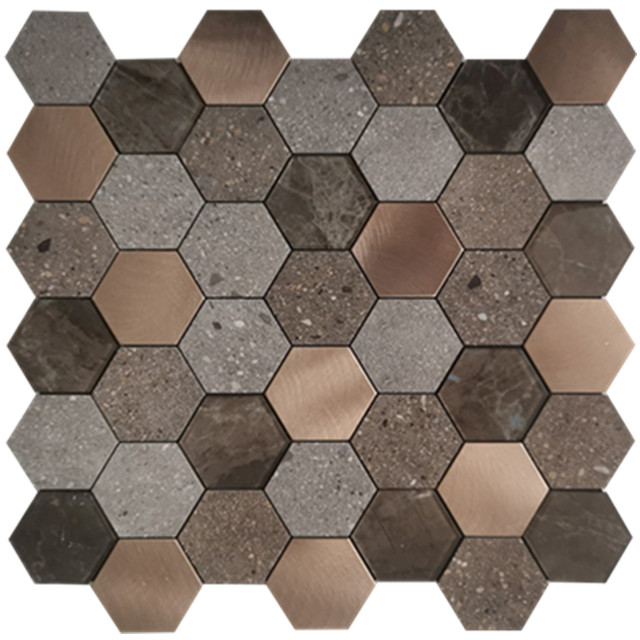 L And Stick Vinyl Tile Flooring, Hexagon Vinyl Flooring